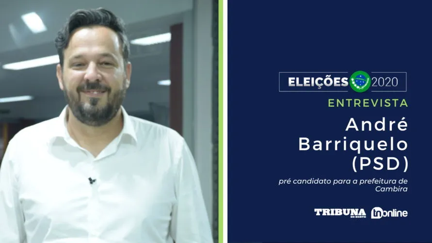 André Barriquelo (PSD), pré candidato para a prefeitura de Cambira