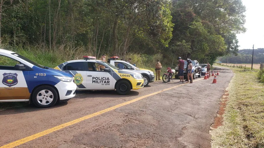 PM, GCM e agentes de trânsito realizam blitz no Parque da Raposa