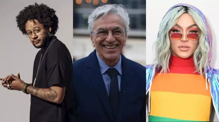 Emicida, Caetano Veloso e Pabllo Vittar concorrem ao Grammy latino 2020