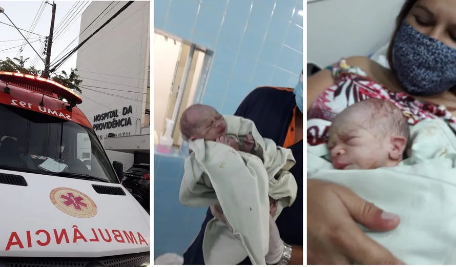Mulher de Faxinal dá à luz a um menino dentro da ambulância do Samu