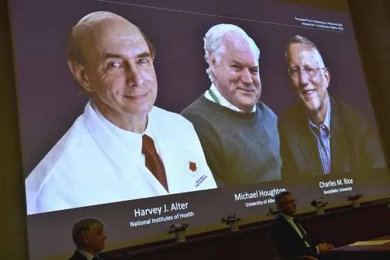 Nobel de Medicina vai para pesquisadores que descobriram vírus da hepatite C