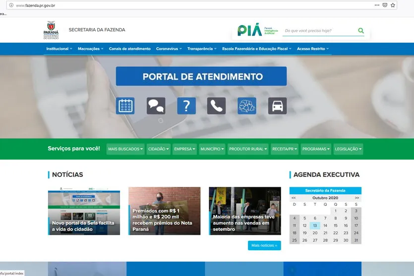Novo portal da Secretaria da Fazenda facilita acesso aos serviços