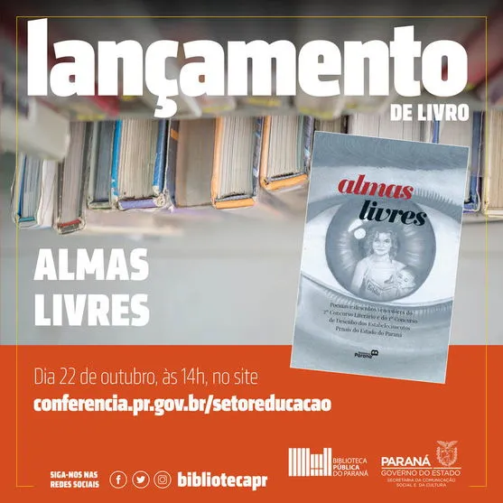 Depen-PR lança livro em parceria com a Biblioteca Pública