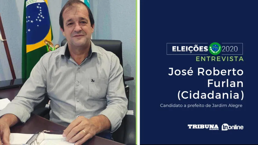 Furlan, candidato a prefeito de Jardim Alegre, quer fortalecer o comércio e a indústria