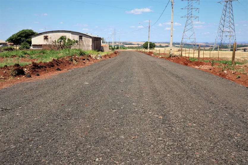 Prolongamento da Rua Bonito do Campo recebe lama asfáltica