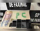 Dois suspeitos de tráfico de drogas são presos em Faxinal