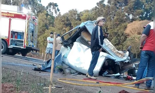 Acidente em Pitanga provoca a morte de três pessoas