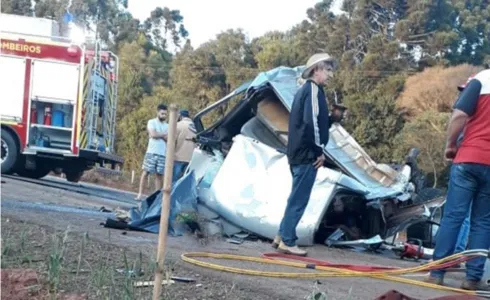 Acidente em Pitanga provoca a morte de três pessoas