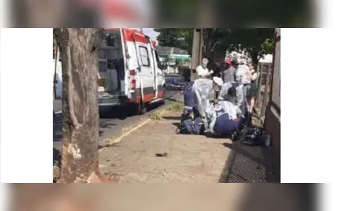 Motociclista sofre ferimentos após atingir árvore em Apucarana