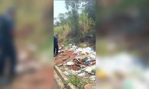 GM Apucarana registra dois descartes irregulares de resíduos