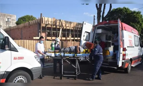 Homem fica ferido após cair do telhado em Jandaia do Sul