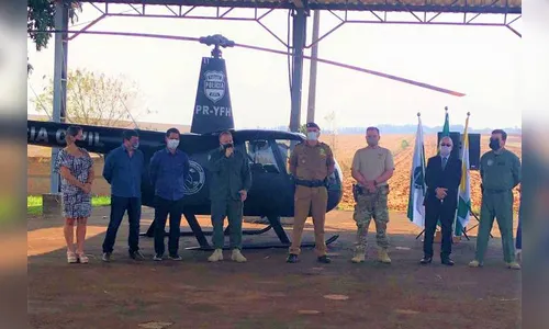 Nova base aérea da Polícia Civil reforça segurança na fronteira