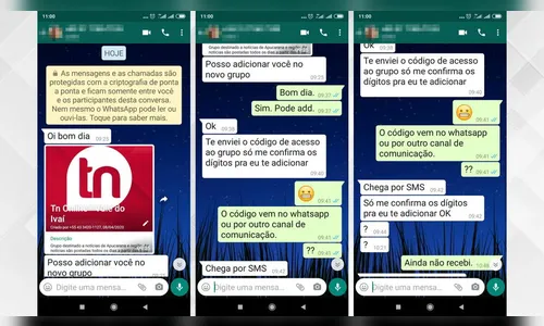 Leitores denunciam golpe de WhatsApp utilizando a marca do TNOnline