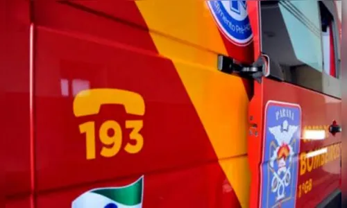 Bombeiros atendem queda de plano elevado em Apucarana