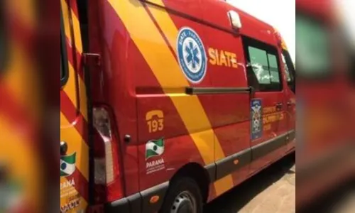 Casal sofre queda no Afonso Camargo e é socorrido pelos bombeiros