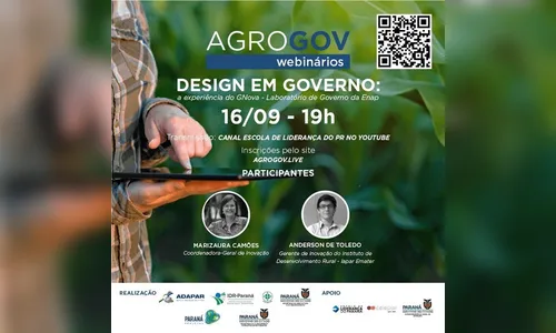 Laboratório de Inovação i-Lab Agro tratará da experiência da Enap