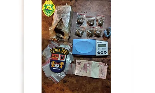 PM de Arapongas apreende maconha no Conjunto Araucária