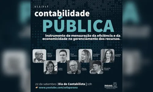 Webinar debate importância da contabilidade pública