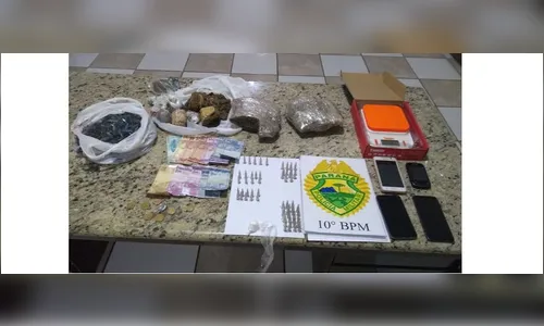 Mães são presas na frente dos filhos e PM de Apucarana apreende drogas