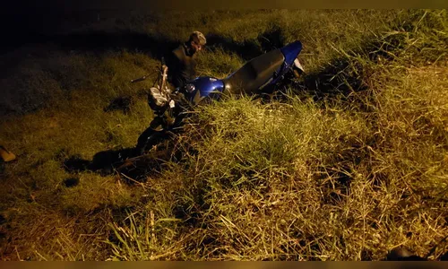 Motociclista tenta fugir da PM, sofre queda e acaba preso em Apucarana