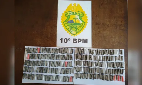 PM de Apucarana apreende cocaína avaliada em R$5 mil