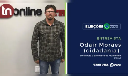 Odair Moraes (cidadania), candidato à prefeitura de Marilândia do Sul