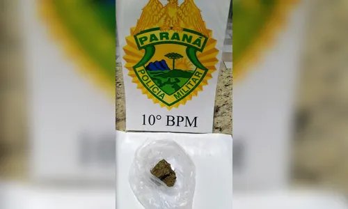 Menor é apreendido pela PM com maconha em Apucarana