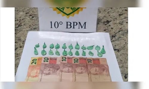 PM de Apucarana apreende cocaína e adolescente na Vila Reis