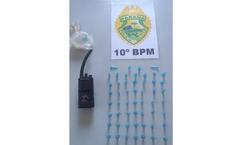 PM de Mauá da Serra apreende rádio comunicador