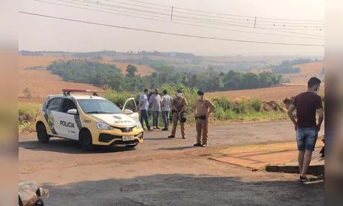 Homem baleado em Jardim Alegre, horas antes tinha agredido namorada