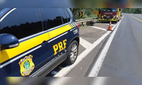 PRF atende grave acidente em Ortigueira