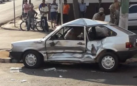 O acidente foi na Av. Castelo Branco 