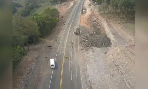 Explosão de rochas interdita BR-376 nesta quarta-feira