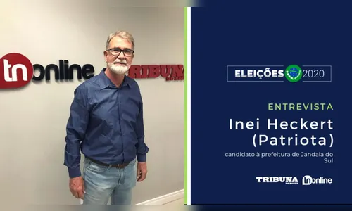 Inei Heckert (Patriota), candidato à prefeitura de Jandaia do Sul