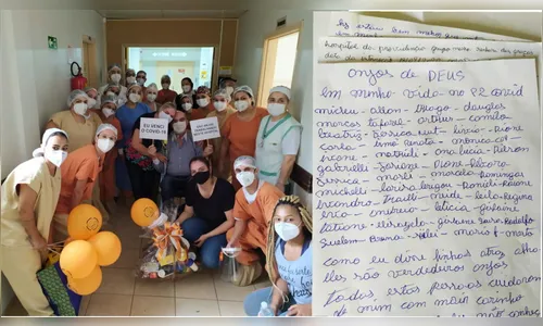 Paciente com Covid comemora alta e agradece equipe do 'Providência'; assista