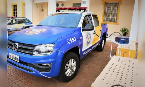 Viaturas da GM de Arapongas passam por desinfecção com ozônio