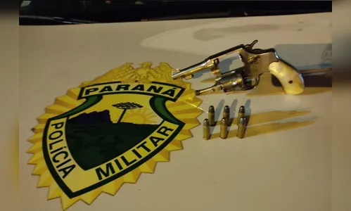 PM prende homem por porte ilegal de arma de fogo  em Apucarana
