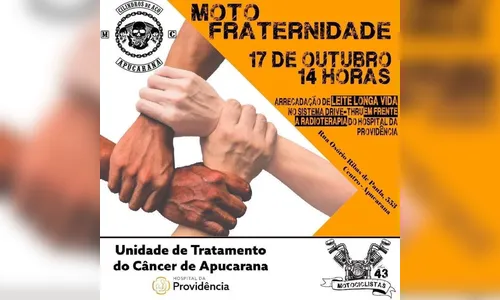 Grupo de amigos arrecada leite para a Unidade de Tratamento de Câncer de Apucarana