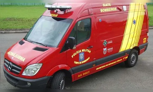 Motociclista sofre ferimentos após acidente em Apucarana; Siate foi chamado