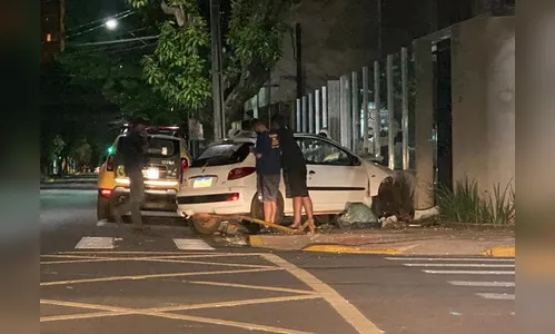 Motociclista fica ferido em acidente no centro de Apucarana