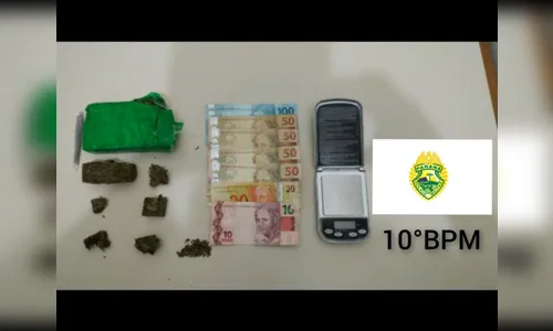 PM apreende homem por tráfico de drogas