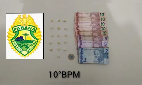 PM de Apucarana encontra pedras de crack na boca de adolescente