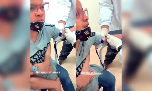 Menina se desespera ao fazer exame de sangue e vira meme; vídeo