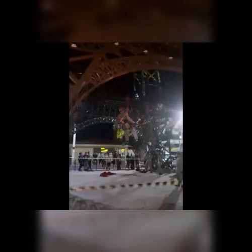 Mulher de 45 anos sofre queda na Torre Eiffel em Ivaiporã
