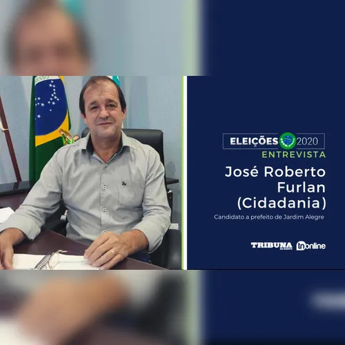 Furlan, candidato a prefeito de Jardim Alegre, quer fortalecer o comércio e a indústria