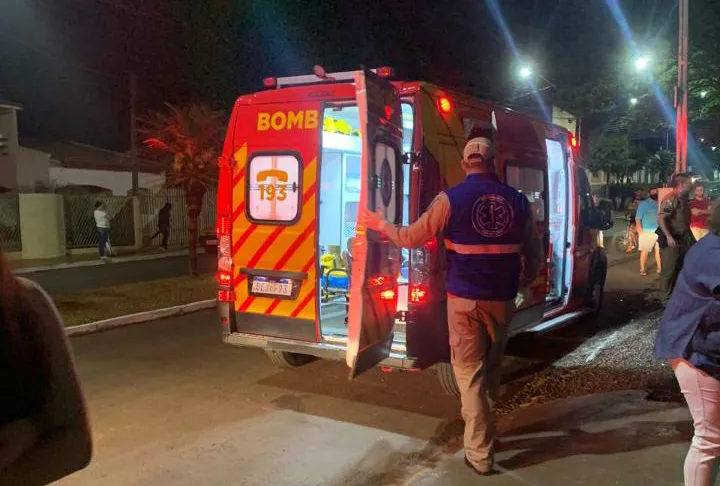 A vítima  foi encaminhada ao Instituto de Saúde Bom Jesus, em Ivaiporã.