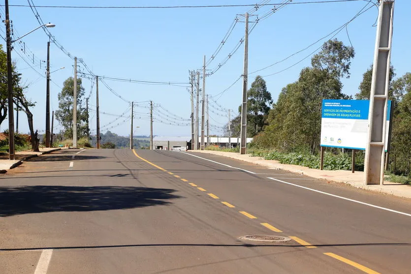 Apucarana aposta na pavimentação para o desenvolvimento urbano