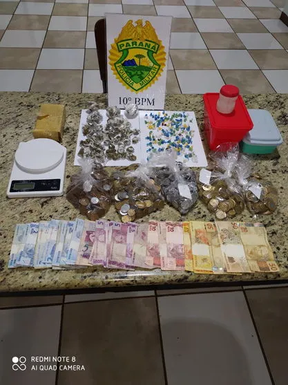 Polícia Militar de Apucarana apreende grande quantidade de drogas