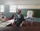 Candidata Malu Domingues vota na manhã deste domingo no Santos Dumont