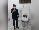 Candidato Junior da Femac comparece para votação neste domingo; assista